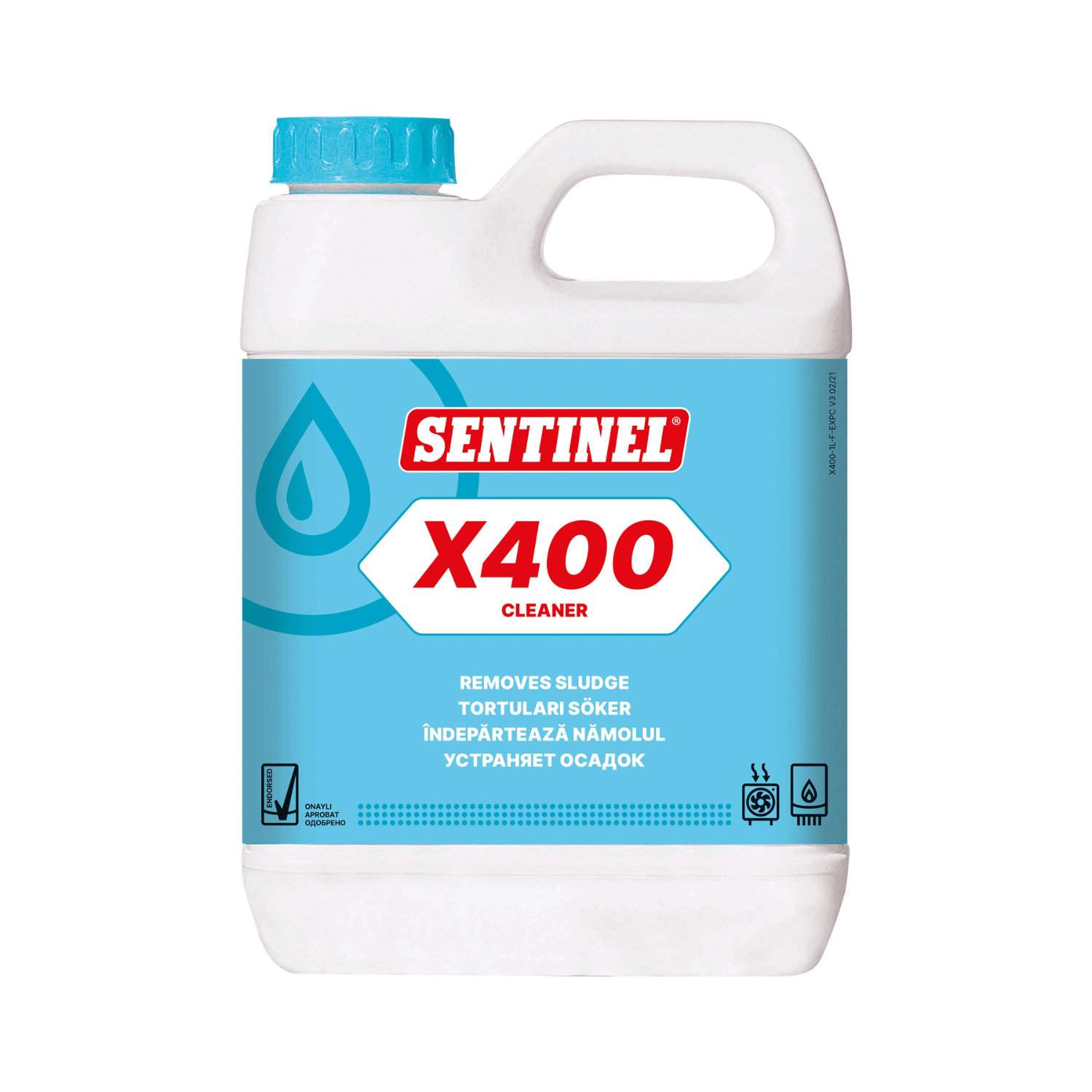 Sentinel X400 Cleaner 1L — preparat odszlamiający